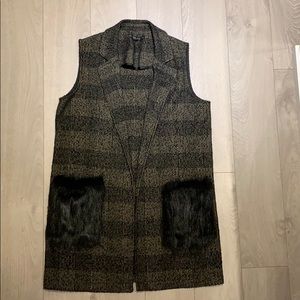 ZARA Tweed vest